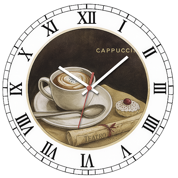 Relógio de Parede Capuccino Teatro Paris