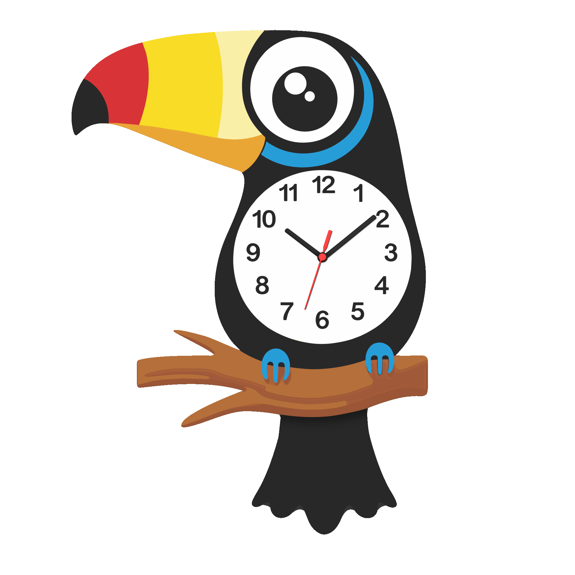 Relogio pendulo tucano