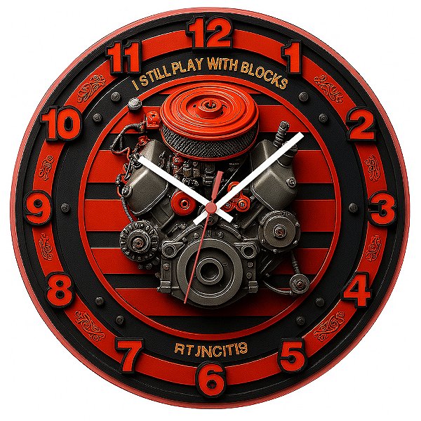 Relógio de Parede Veículos Carro I Still Play