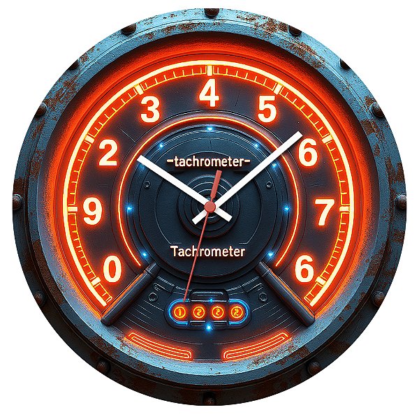 Relógio de Parede Veículos Carro Tachômetro