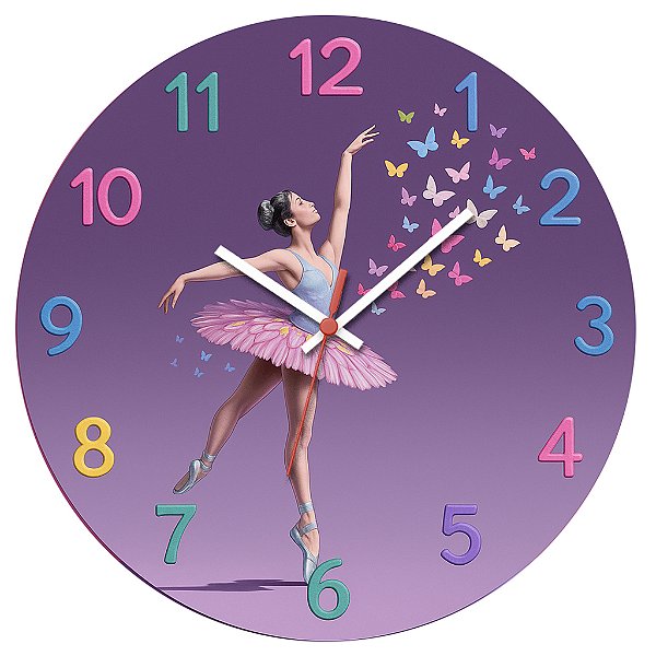 Relógio de Parede Dança Bailarina