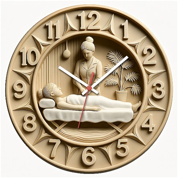 Relógio de Parede Profissão Podólogo Massagista