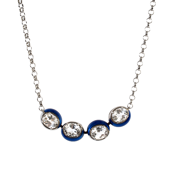 Colar Tinted em prata