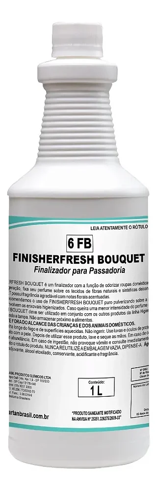 Finisher Fresh BOUQUET Facilitador para Passar Roupas -  1 Litro - Spartan