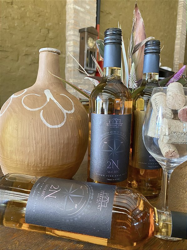 Vinho 2N Malbec Rose