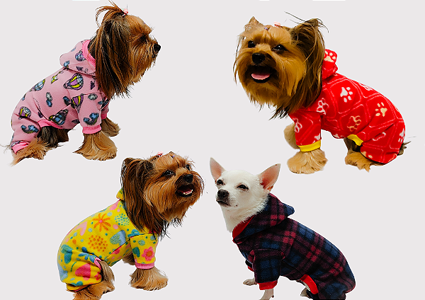 Pijama Soft com Capuz Gaby Moda Pet Estampa Meninas - Venda  Atacado