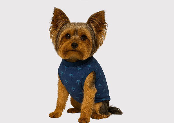 Pijama Verão Azul MarinhoTal Pet – Gaby Moda Pet Atacado