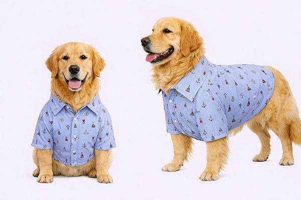 Camisa Alfaiataria Marinheiro Gaby Moda Pet - Venda Atacado