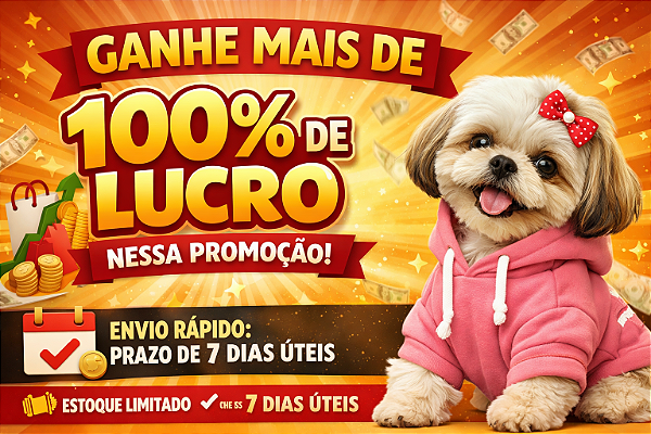KIT ROUPAS PET ATACADO BÁSICAS DE INVERNO (20 PEÇAS)