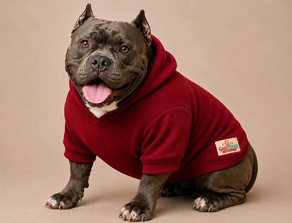 Moletom Pet Vinho Vermelho para Revenda | Atacado Direto da Fábrica | Alta Margem de Lucro
