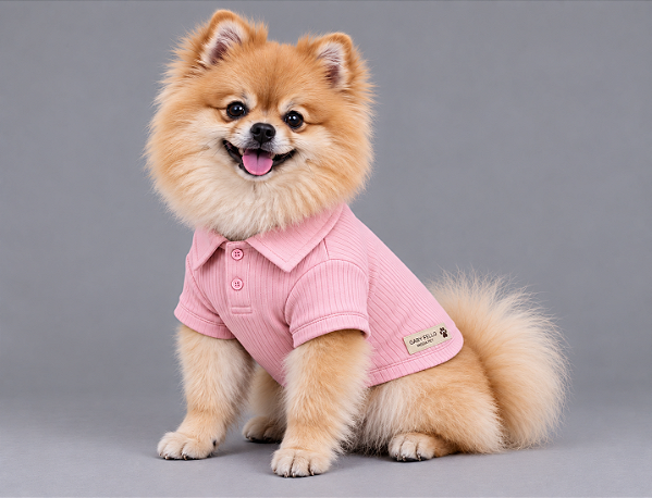 Roupa para Cachorro Polo Rosa 100% Algodão | Compra no Atacado