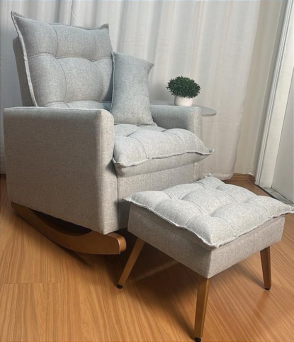 Poltrona Laila (P) + Puff Aylla