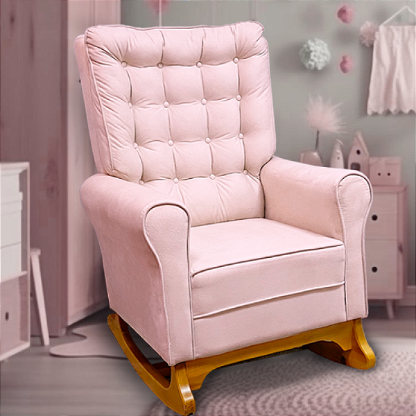 Poltrona Luiza + Puff Simples