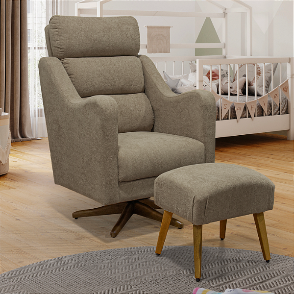 Poltrona Maya + Puff Giulia