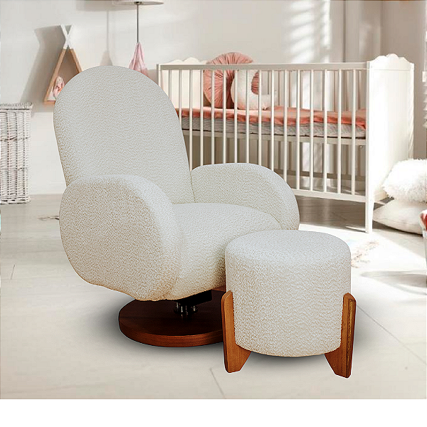 Poltrona Melina + Puff Maitê