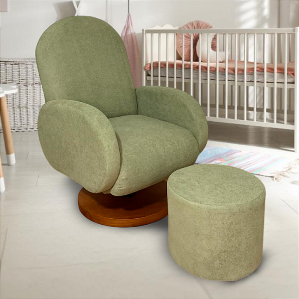 Poltrona Melina + Puff Maitê