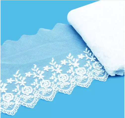 Bordado Inglês Arte Punto Tule BT-009 10,5cm Branco 13,7mts