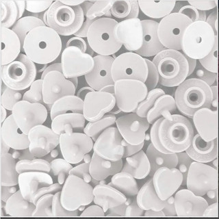 Botão De Pressão Ritas Coração 12mm Pct C/50 Und