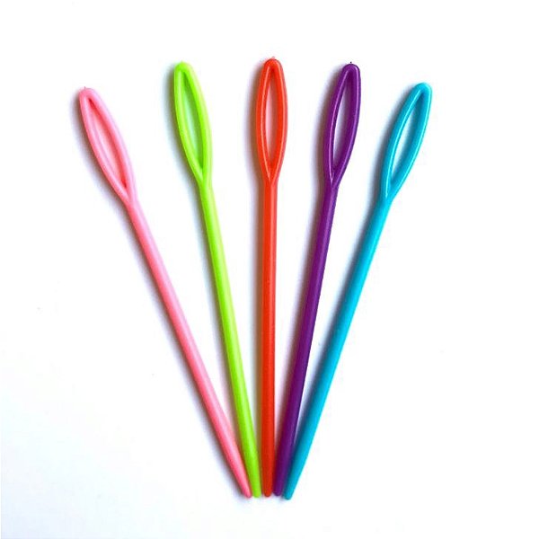 Agulha Plastica 09cm C/10 Und