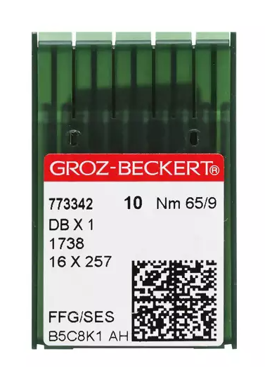 Agulha de Maquina Groz Beckert para Costura DB1-1738 Cabo Fino