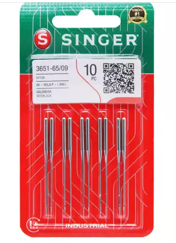 Agulha de Maquina Singer 3651 Galoneira C/10 Und