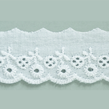 Bordado Ingles de Algodão Artepunto C/10 Metros Part.01