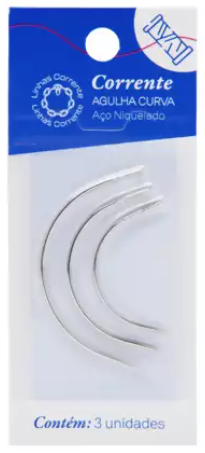 Kit Agulha Curva Coats Com 3und