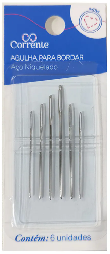 Kit Agulha Bordado Coats Com 6und