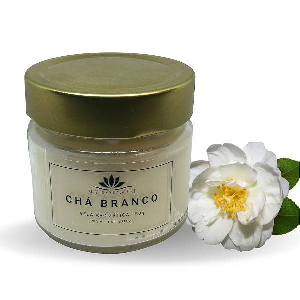 Vela Aromática Chá Branco - 150g