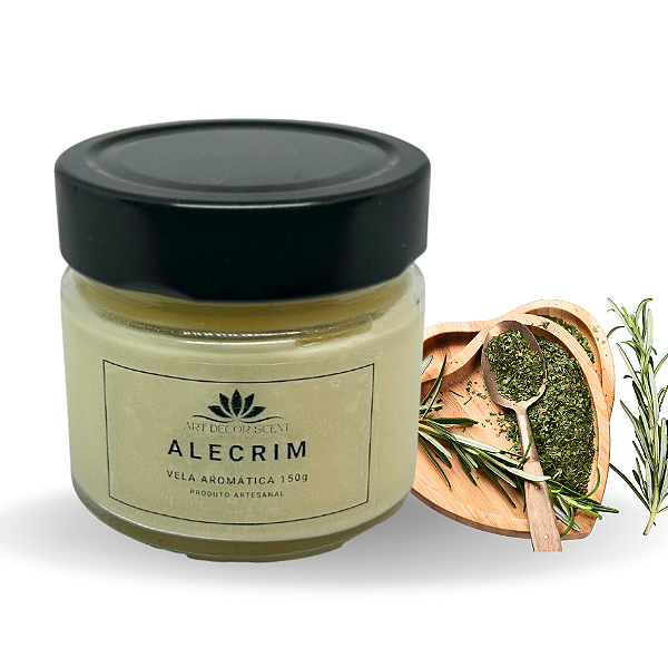 Vela Aromática Alecrim - 150g
