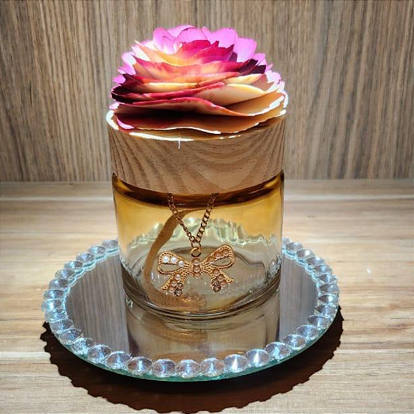 Difusor de Aromas com Flor Pavio - Decoração e Perfume para Ambientes