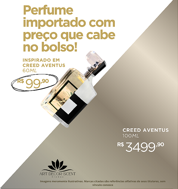 Perfume Importado Inspirado em Ceed Aventus 60ml