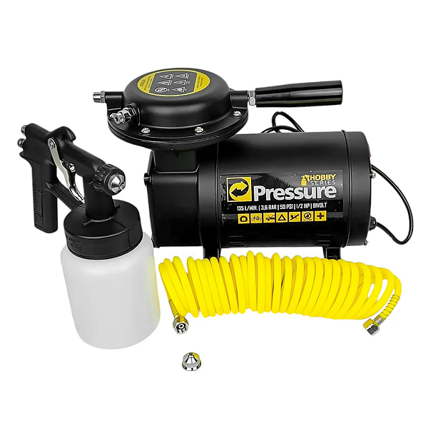 Compressor Ar Direto 1/2cv 50 Libras Bivolt Hobby Series Pressure