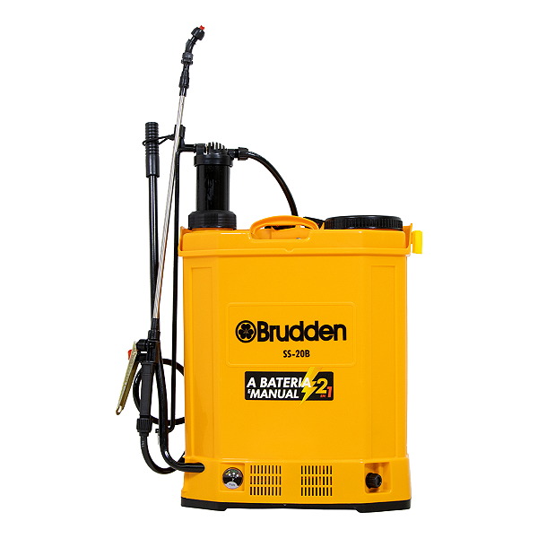 Pulverizador Agrícola Costal 20L Bateria e Manual SS 20B Brudden
