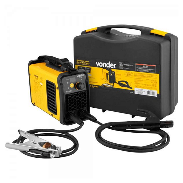 Inversora de Solda Eletrodo e TIG Bivolt 120a Digital RIV 125 Vonder