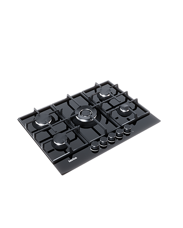 Cooktop Invita A Gás Black 70 cm Bivolt