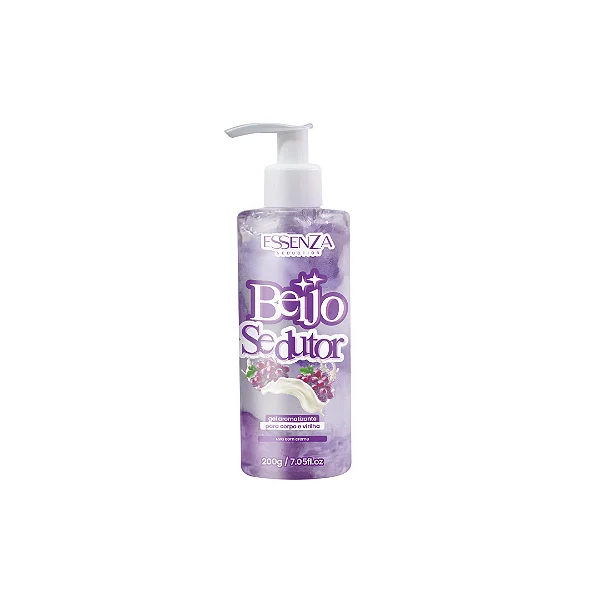 Gel Beijo Sedutor - Uva com Creme - Essenza