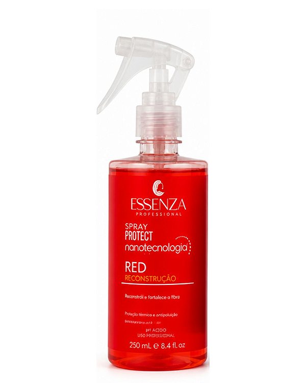 NanoTecnologia Reconstrutor Capilar Vermelho 250ml - Jato Potencializador de Tratamentos Essenza Professional