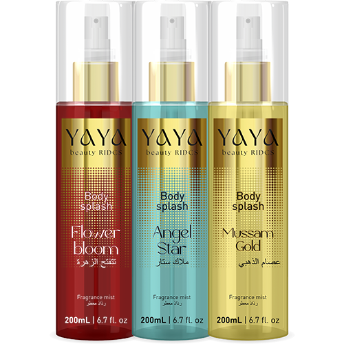 Kit Body Splash Flower Bloom, Angel Star e Mussam Gold