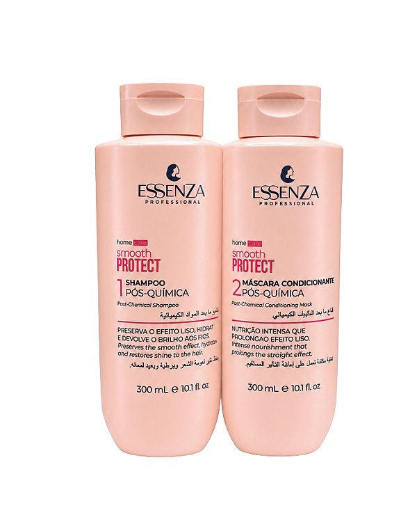 Kit Manutenção do Liso Home Care 2x300ml - Pós Quimica Liso Prolongado Essenza Professional