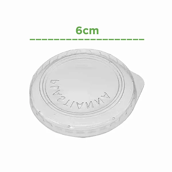 Tampa PET para pote de 60ml - 500 unidades