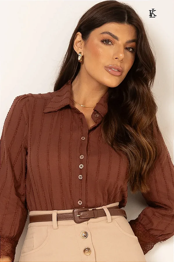 CAMISA CLASSICA DIVA CAMBRAIA LEKAZIS 2860