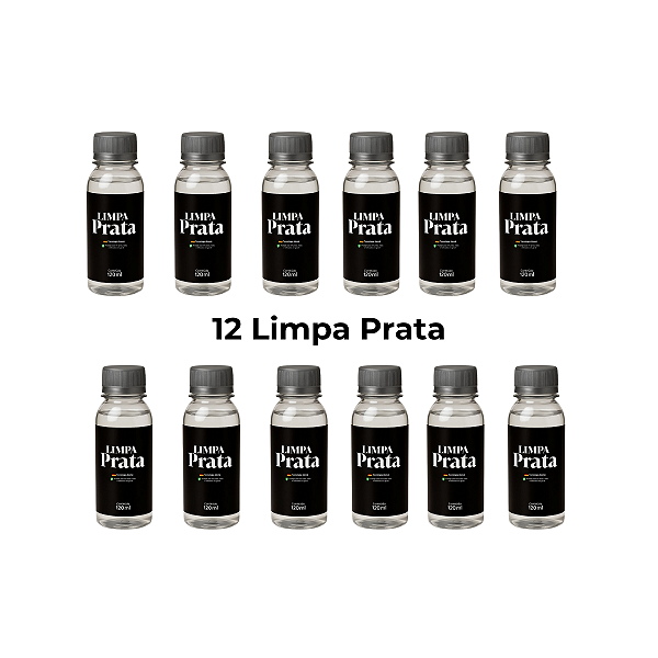 Limpa Prata ATACADO 12 unidades de 120ml