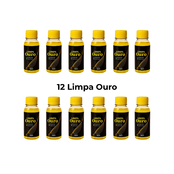 Limpa Ouro ATACADO 12 unidades de 120ml