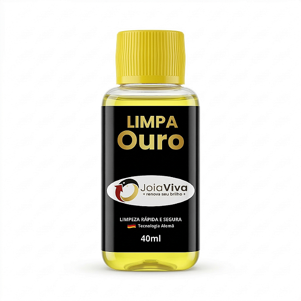 Limpa Ouro 40ml para Semijoia, Bijuterias e Joia