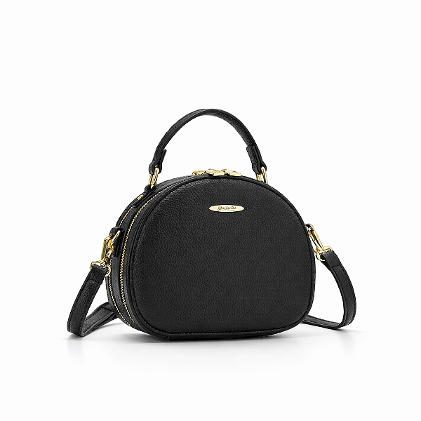 Bolsa Feminina Tiracolo Compacta com Design Arredondado Baoluolan