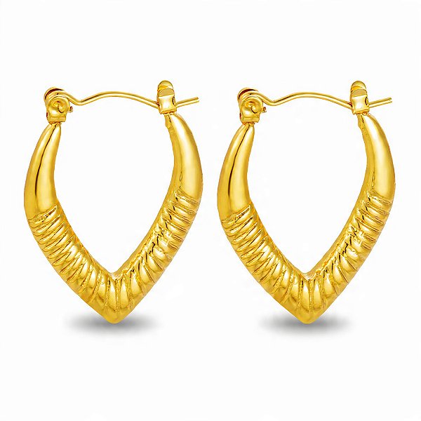 Brinco de Argola Lumière em Aço Inoxidável