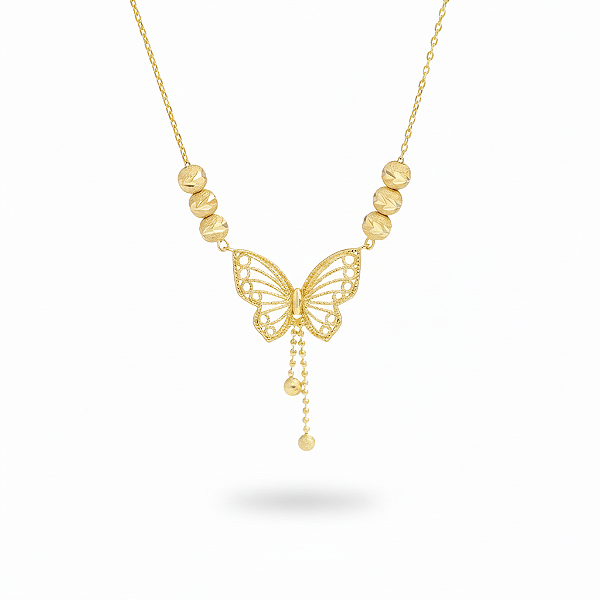 Colar Borboleta Amélie em Aço Inoxidável