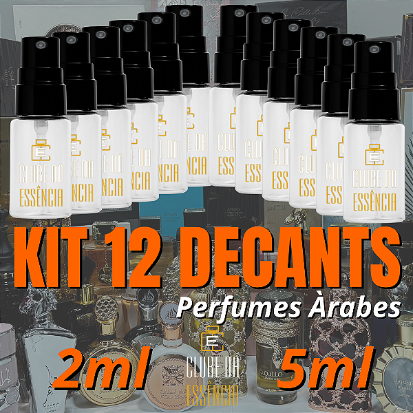 Kit 12 Decants Árabes de 2ml ou 5ml