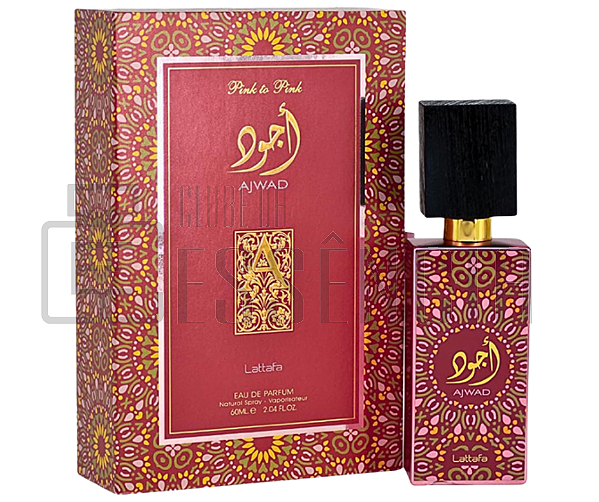 Perfume Ajwad Pink to Pink – Lattafa Perfumes – Eau de Parfum Compartilhável